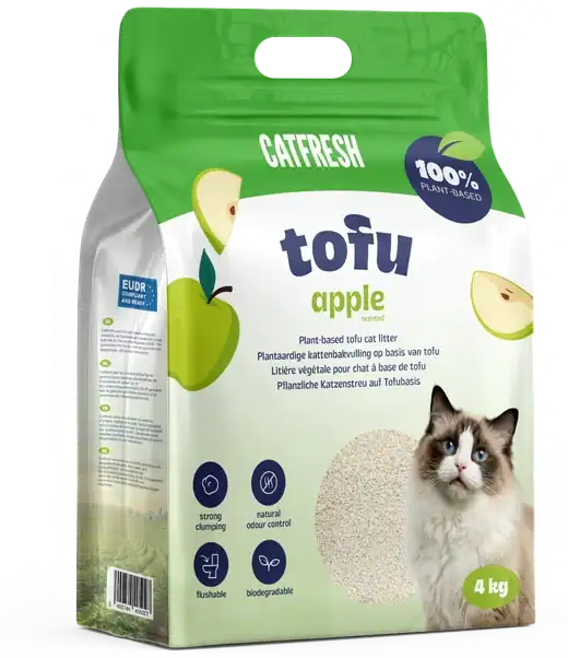 Catfresh Tofu Apple verpakking