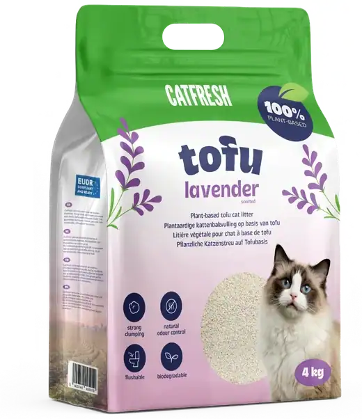 Catfresh Tofu Lavender verpakking